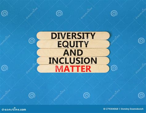 Dei Diversity Equity Inclusion Matter Symbol Concept Words Dei