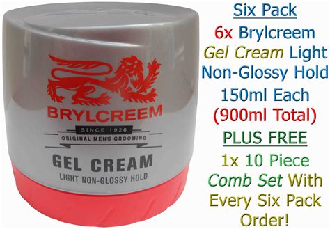 Brylcreem Gel Cream Light Non Greasy Hold New Lightweight Hair Styling