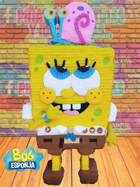 Piñata BOB ESPONJA Spongebob party Piñatas Birthday gift ideas