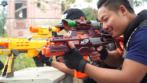 Nerf Guns War Couple Police Of Ttnerf Team Special Attack Boss Xx