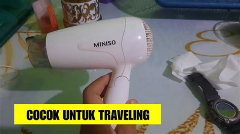 Review Hair Dryer Miniso Pengering Rambut Miniso Youtube