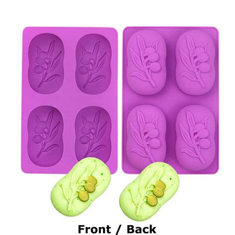 Oval Shaped Soap Mold 4 Cavities in Sri Lanka