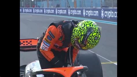 Lando Norris Wins In Miami Huge Celebration Youtube