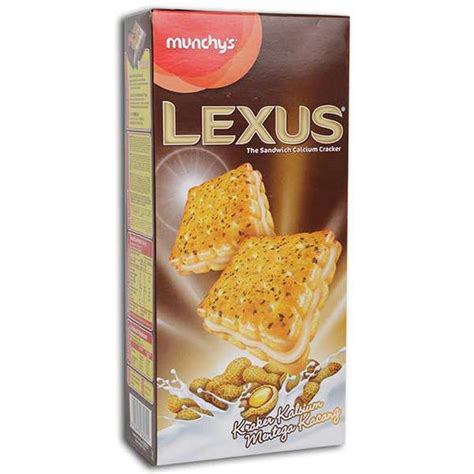 Lexus Sandwich Peanut Butter Calcium Cracker 168g