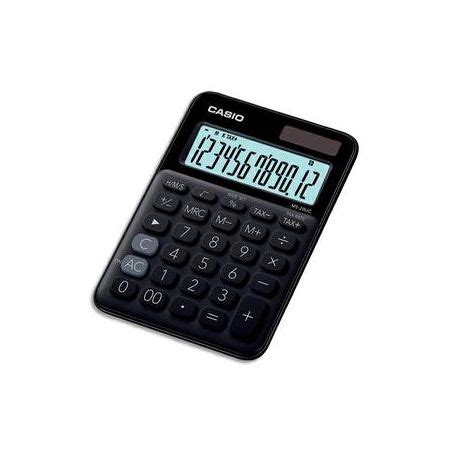 Casio Calculatrice De Bureau Chiffres Noire Ms Uc Bk S Ec