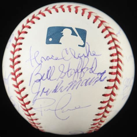 Yankees Hall Of Famers Stars Oml Baseball Signed By With Enos