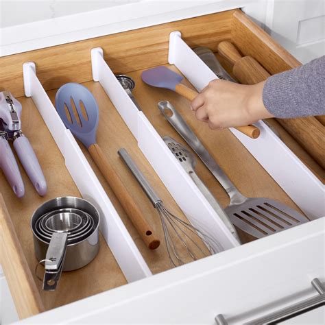 Youcopia Restickable™ Shallow Drawer Dividers 3 Pack