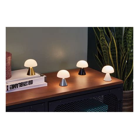 Mini L Mpara De Mesa Led Mina Dorado Lexon Design Joven Adulto