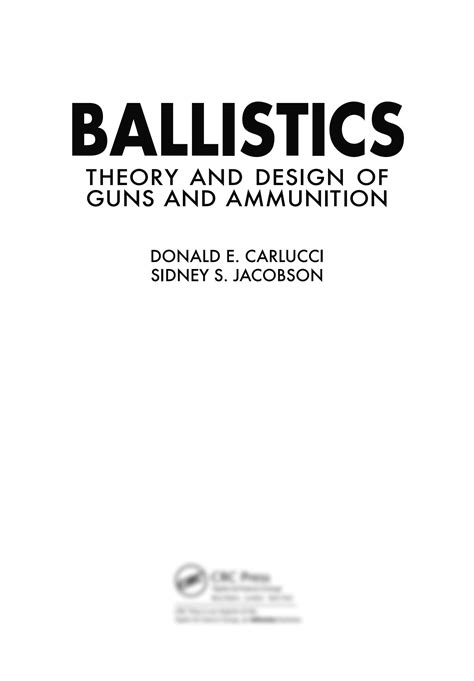 Solution Ballistics Theory And Design Of Guns And Ammunition Studypool