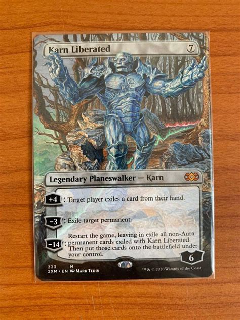 Mtg Xm Karn Liberated Box Topper Hobbies Toys Toys Games On