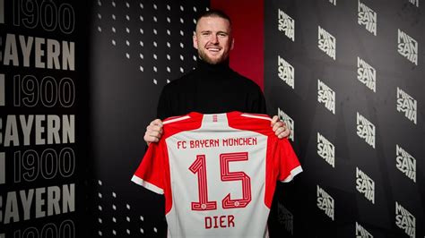 Eric Dier officially signed for FC Bayern and will wear the number 15: ...