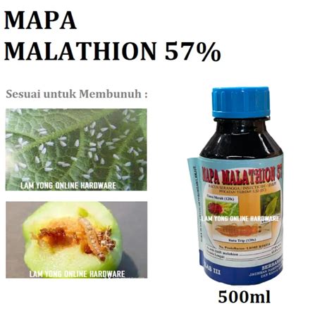 MAPA MALATHION 57 INSECTICIDE RACUN SERANGGA杀虫剂500ML Lazada