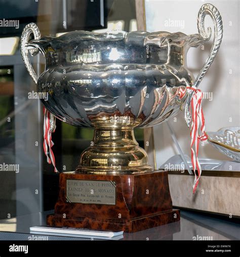 Monaco GP 1996 winners trophy Honda Collection Hall Stock Photo - Alamy