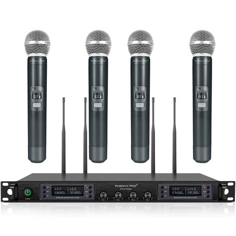 Phenyx Pro système de Microphone sans fil UHF PTU 7000 avec 4x40