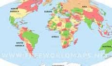 World Map Major Cities Map Of Western Hemisphere