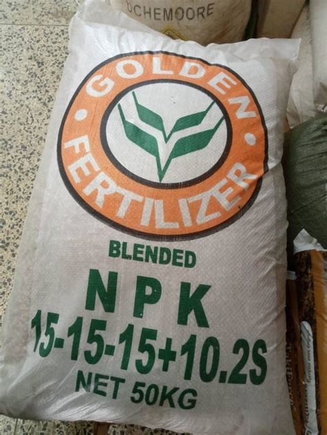 Buy NPK Fertilizer NPK S 15 15 15 10 2 50kg Bags Online In