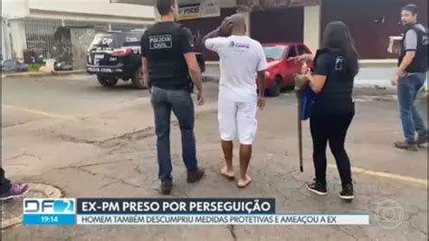 Vídeo Ex policial militar é preso por perseguir e ameçar ex esposa