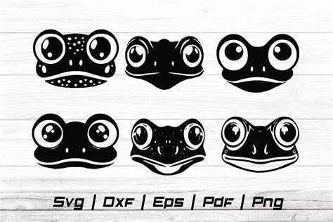 Cute Frog Vector Silhouette Svg file cut file (2462030)