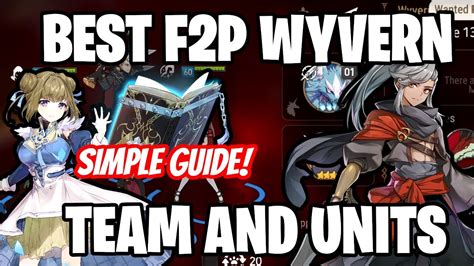 F2p Beginner Wyvern Team Guide Best Units To Use Epic Seven Youtube