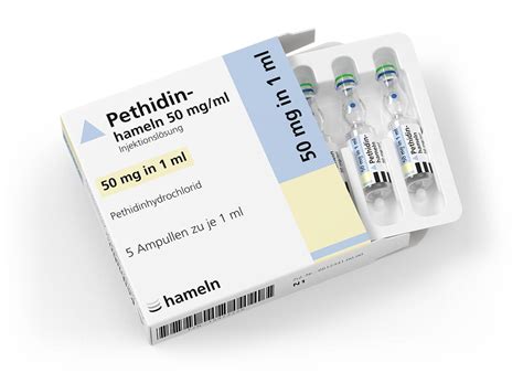 De Pethidin 50 Mg Ml 50 Mg In 1 Ml 2888 Hameln Pharma