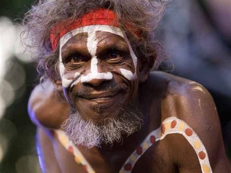 Australia Aboriginal Man Traditional Indigenous Dance Darwin Festival