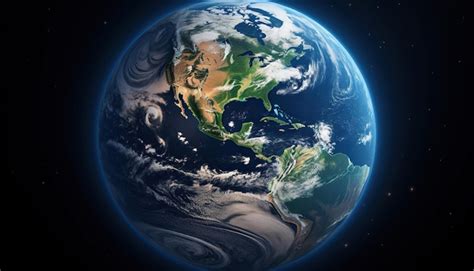 Premium AI Image | free photo world earth day Earth satellite view