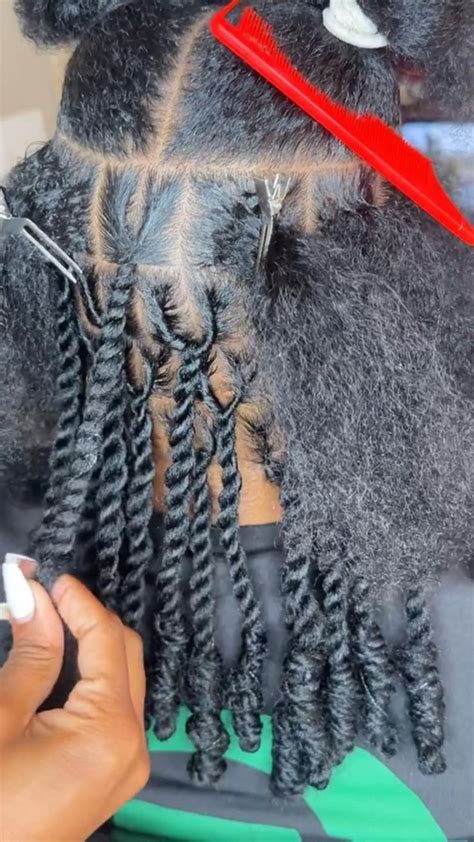 Invisible locs tutorial | Quick braided hairstyles, Kinky twists