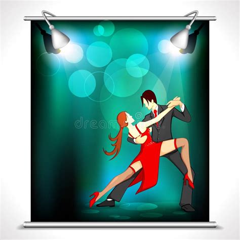 Tango Dance Couple Stock Illustration Illustration Of Couple 6932547