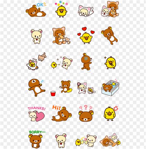 ผลการค้นหารูปภาพสำหรับ Rilakkuma Stickers Kawaii Stickers - Rilakkuma ...