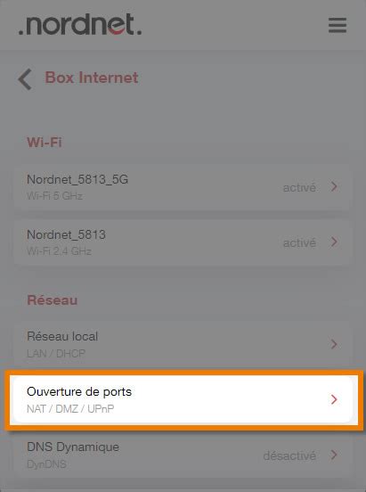 Assistance Nordnet Nordnetbox Emotion G Rer Une Ouverture De Port