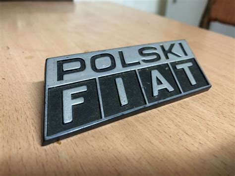 Znaczek Emblemat Polski Fiat 126p Maluch 7476521291 Oficjalne