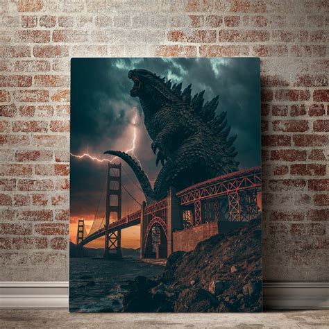 Godzilla Wall Art | Customized canvas art, Canvas art, Canvas wall art