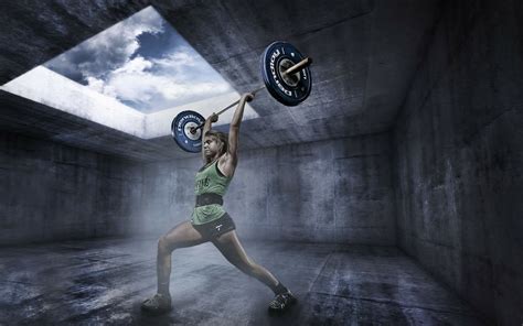 Download Weightlifting Sports Hd Wallpaper