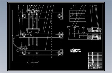 快走丝线切割机床储丝机构的设计autocad 2010模型图纸下载 懒石网