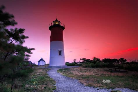 Today S Pretty Pastel Color Sunrise At Nauset Lighthouse In Eastham