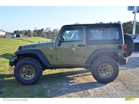 Commando Green 2013 Jeep Wrangler Sport 4x4 Exterior Photo #78462962 ...