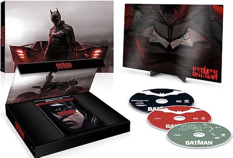 The Batman Steelbook Collector Blu Ray K Ultra Hd Dvd