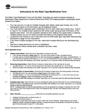 Fillable Online Dnr Wa Water Reference Id Washington Dnr Form Fax Email