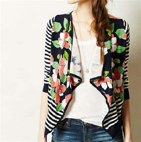 Anthropologie Water Garden Cardigan Floral Cardigan Anthropologie