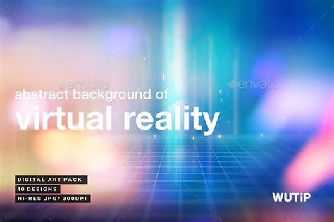 Abstract Background Of Virtual Reality by Wutip | GraphicRiver