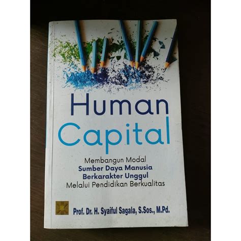 Jual BUKU HUMAN CAPITAL MEMBANGUN MODAL SUMBER DAYA MANUSIA Shopee