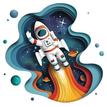 Astronaut And Rocket Astronaut Rocket Space PNG And Vector With