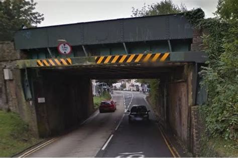 Lorry Hits Bridge In Epsom Trains Delayed After Crane Vehicle Crash