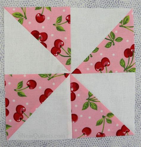 Pinwheel Quilt Block Tutorial New Quilters