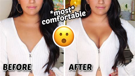 The Most Comfortable Way To Make Your Boobs Look Bigger A Cup Feat Upbra Youtube