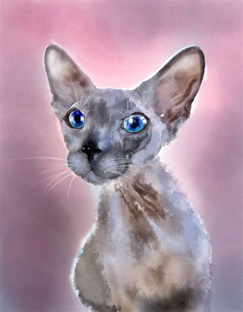 My cat Mousie by WolfieKateArt on DeviantArt