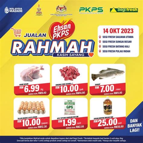 Segi Fresh Jualan Ehsan Rahmah Promotion Oct