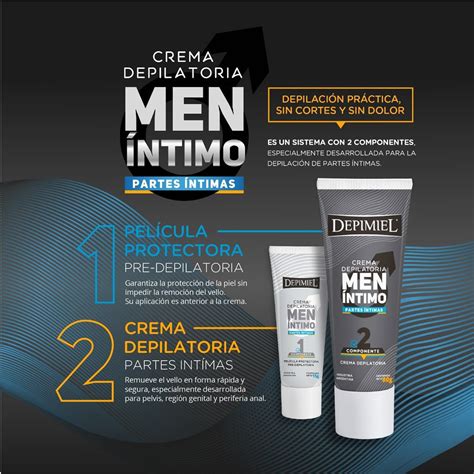 Crema Depilatoria Hombre Partes Intimas X Gr Depimiel