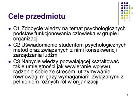 Psychologia w zarządzaniu ppt pobierz