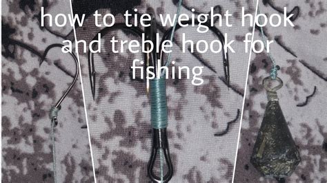 Paano Magtali Ng Pabigat At Taga At Treble Hook Fishing Tutorial